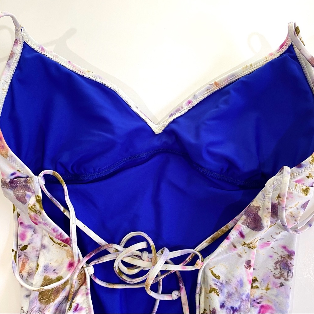 New Fora Obscura x J Crew Plunge Swimsuit Size 10 Summer - Picture 6 of 14